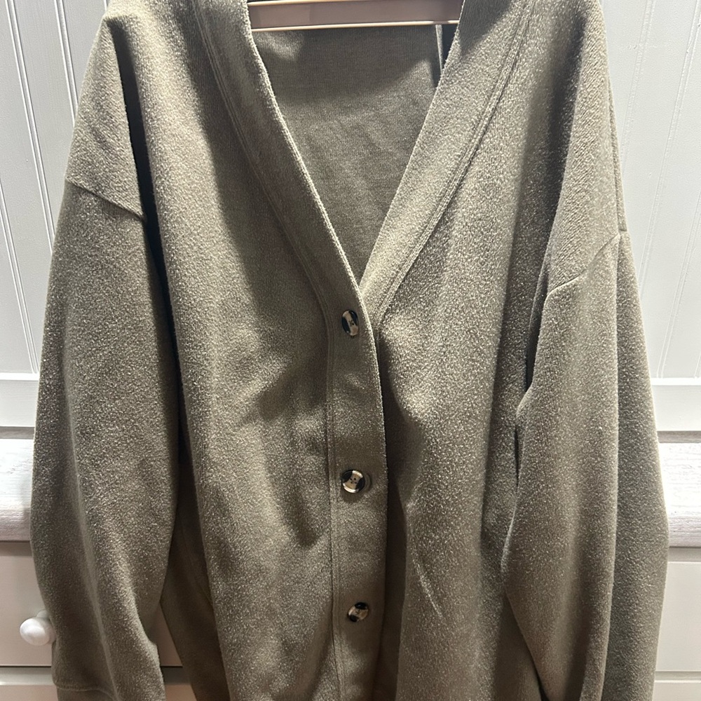 ASOS Khaki Teddy Jacket